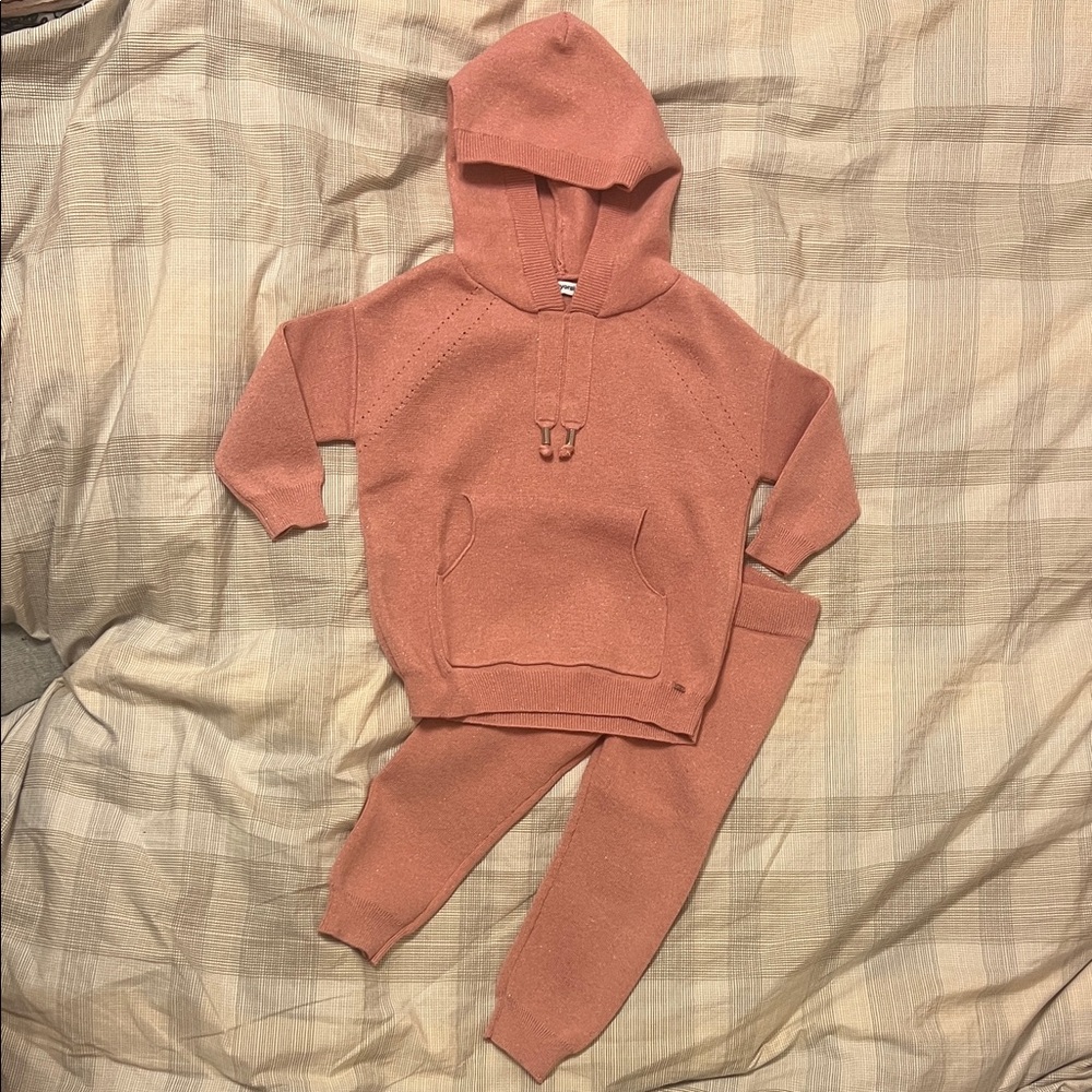 Mayoral Soft Pink Hoodie and Jogger Set